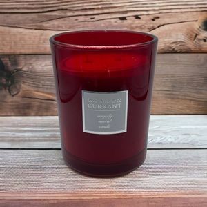 Crimson Current Red Candle 16 Oz Uniquely Scented Candle Wick Glass